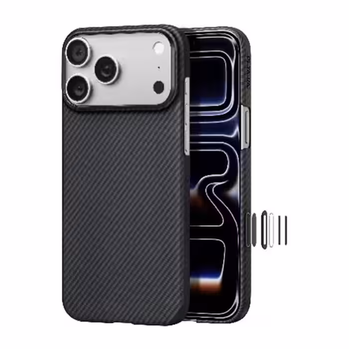 قاب آیفون برند پی تاکا مدل PITAKA Ultra Slim 600D (Twill) (PitaTap) مناسب برای Apple iPhone 17 Pro Max