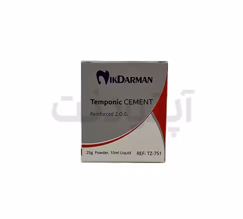سمان موقت زینک اکساید اژنول Temponic Cement نیک درمان - Nik Darman
