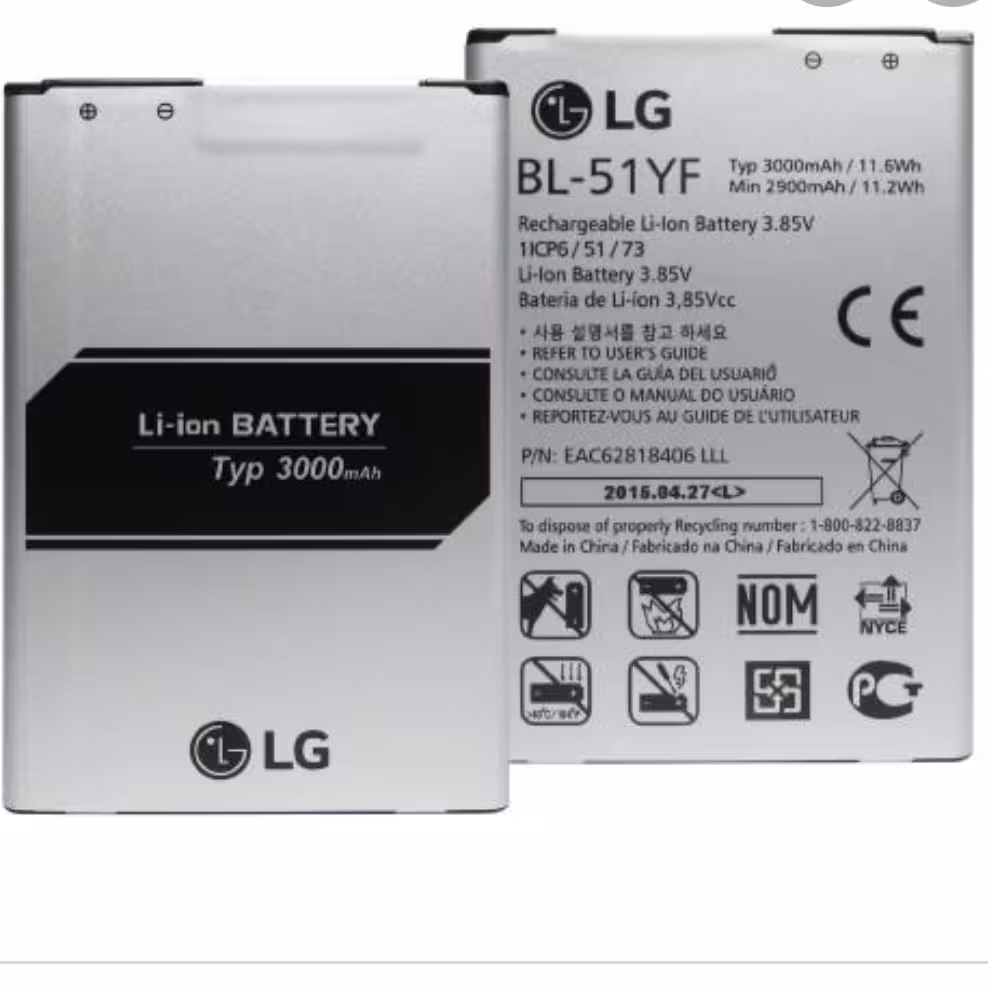باتری الجی جی 4باتری lg g4باطری g4باتری 51 yfباتری اصلی g4 51 yf