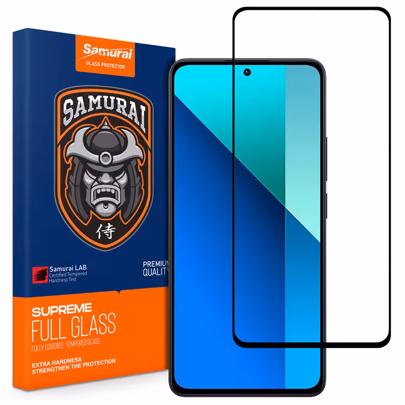 محافظ صفحه نمایش شیشه ای سامورایی مدل ovglass مناسب برای گوشی موبایل شیائومی Redmi Note 13 4G / Poco F5 Pro