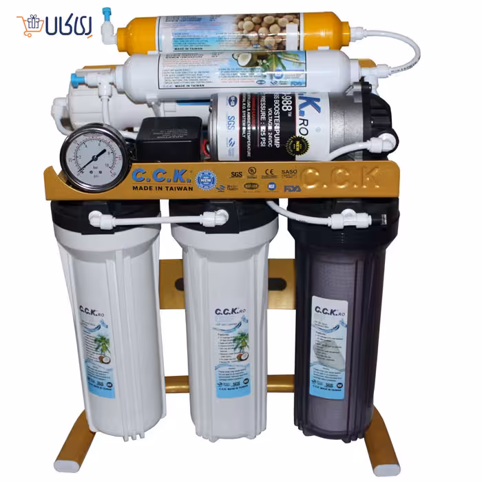 دستگاه تصفیه آب سی سی کا 6 مرحله ای مدل C.C.K RO-GOLD 2019 Water purifier