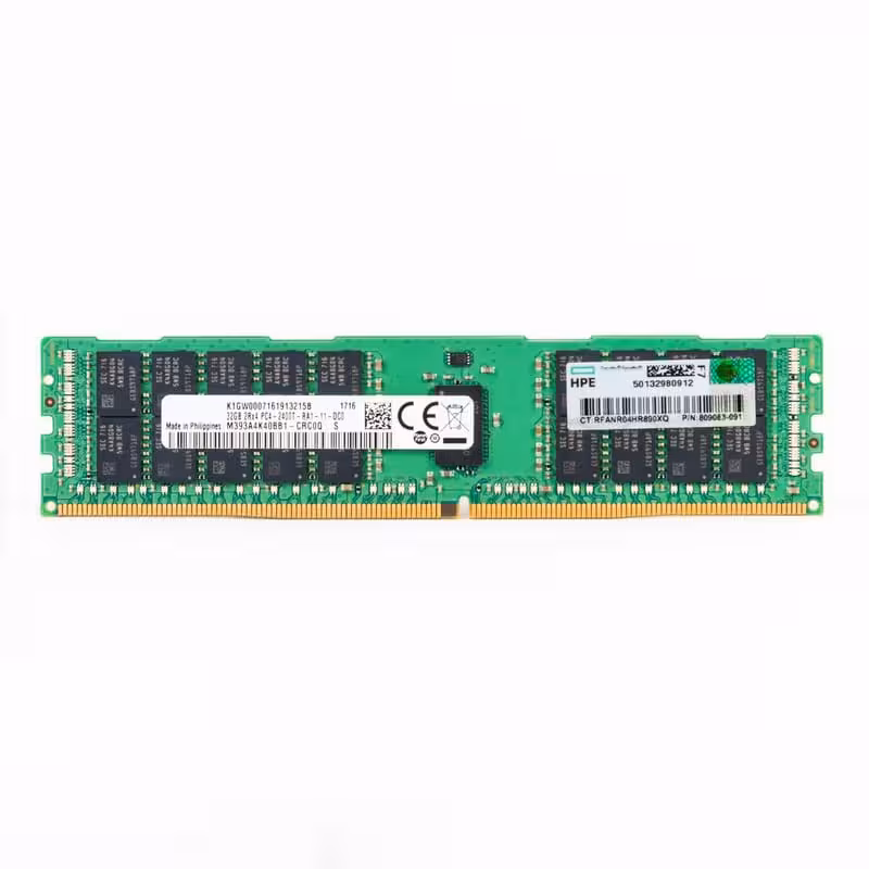 رم سرور DDR4 دوکاناله 2400 مگاهرتز ECC اچ پی ای مدل PC4-2400T ظرفیت 32 گیگابایت