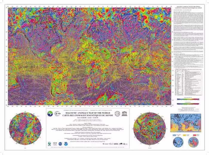خرید و دانلود نسخه کامل کتاب Magnetic anomaly map of the World