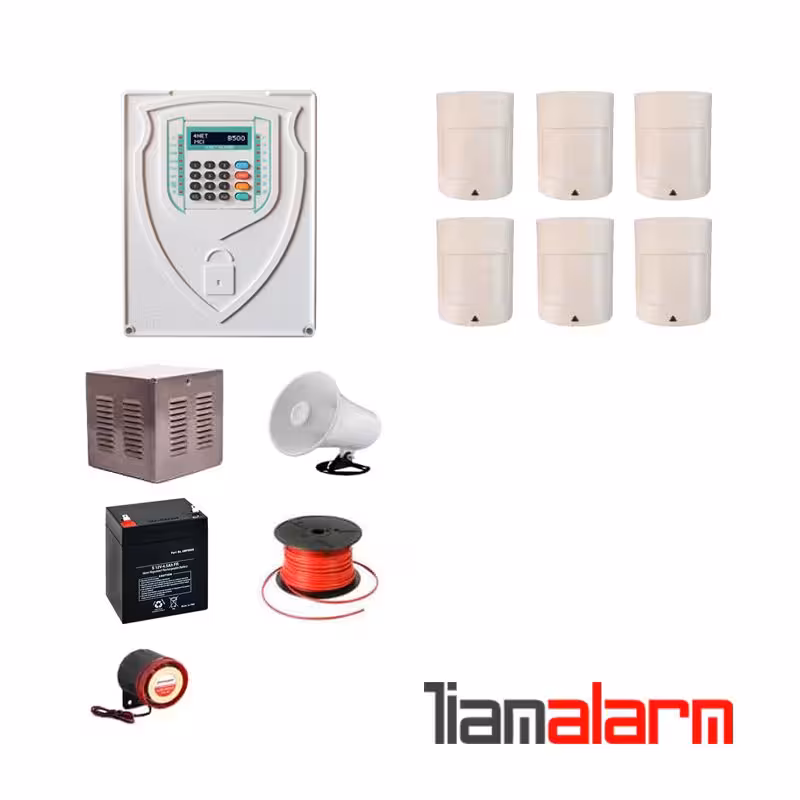 پکیج دزدگیر اماکن با سیم مدل فورنت سیم کارتی و تلفنی B500PR6