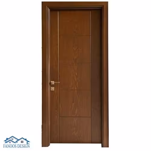 درب اتاق MDF روکش راش کد 1503