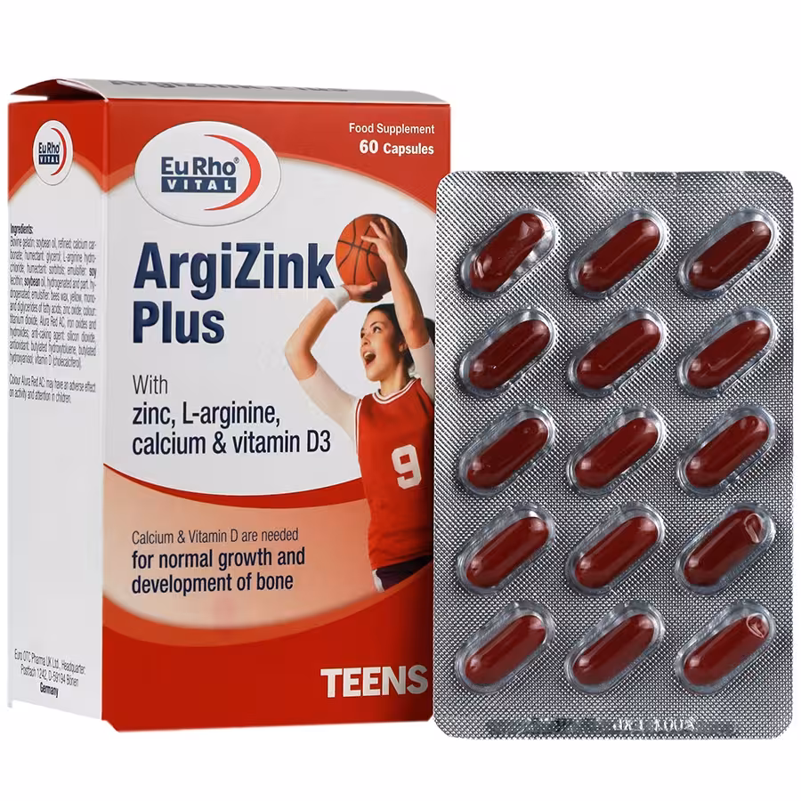 آرژِی زینک پلاس یوروویتال ( 60 عددی )