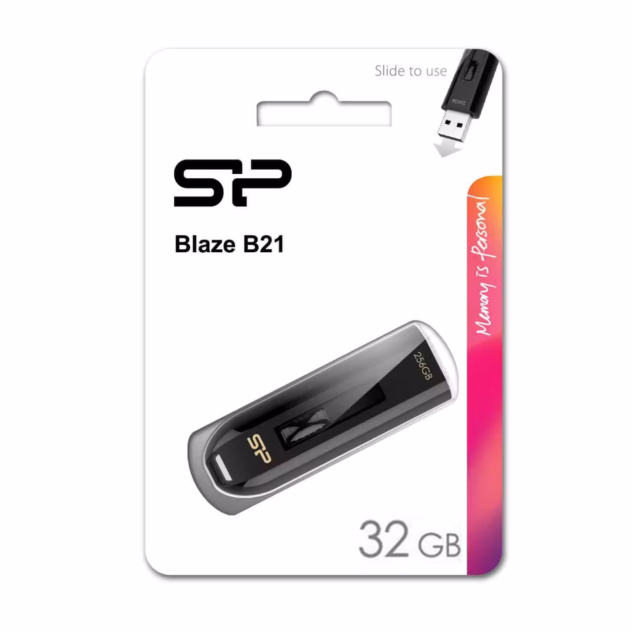 فلش مموری سیلیکون پاور مدل Blaze B21 ظرفیت 32 گیگابایت