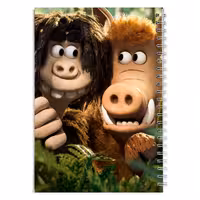 دفتر مشق کارتون انسانهای اولیه