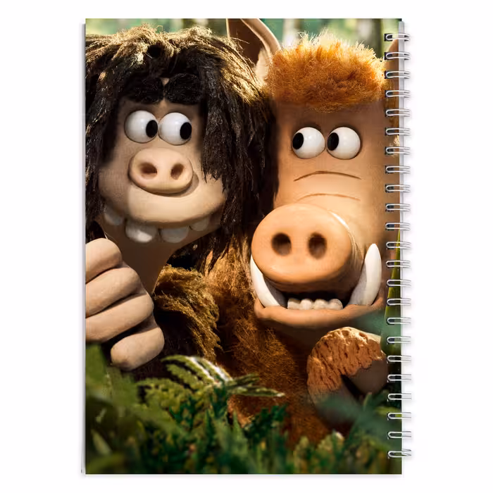 دفتر مشق کارتون انسانهای اولیه