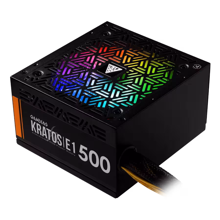 قیمت   مشخصات پاور – منبع تغذیه مشکی GAMDIAS KRATOS E1-500 | تکاف