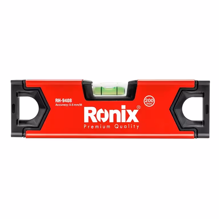 تراز بنایی 20 سانتی‌متری حرفه‌ای (دقت 0.5 میلی‌متر)RH-9408