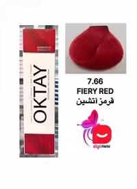 رنگ موی اکتای طیف فشن ( FASHION ) شماره 7.66 قرمز آتشین