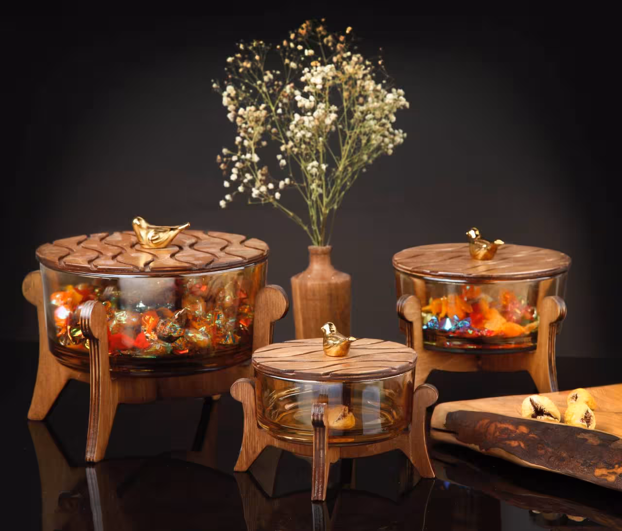 شکلات درب دار کوچک طرح باران آسا