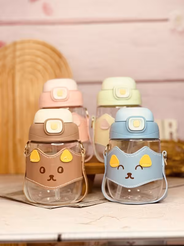 قمقمه دور چرمی بند دار کد 4054