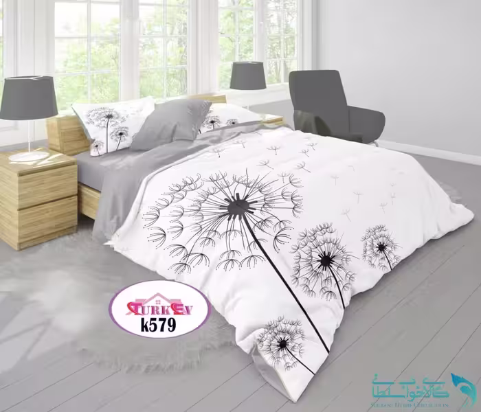 روتختی طرح قاصدک دونفره برند Turkev کد K579
