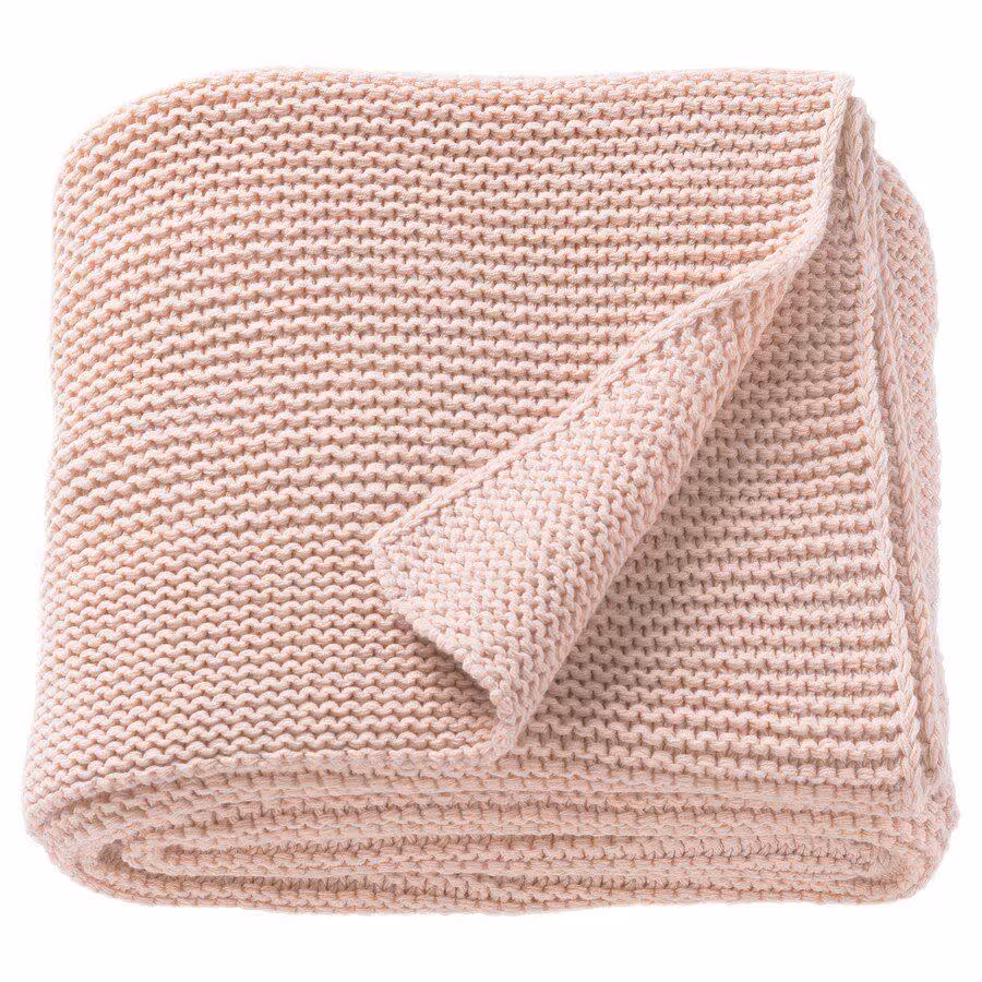 ??? ??????? ?????? ????? ????? INGABRITTA Throw, pale pink