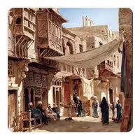 مگنت طرح نقاشی سوریه قرن نوزدهم کد wmg433