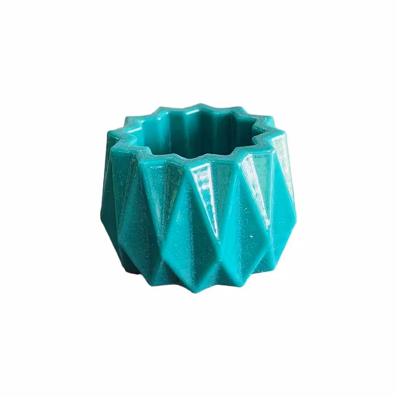 قالب سیلیکونی لیوان بتنی ستاره ارتفاع 5 قطر 5 سانت