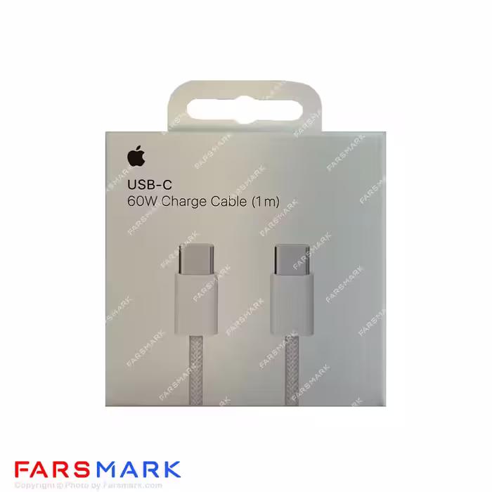 کابل سوپر فست شارژر 60 واتی اورجینال Apple iPhone 15