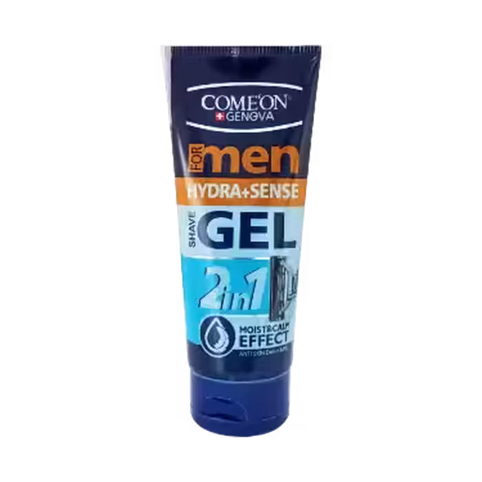 ژل اصلاح مردانه 2 در 1 آبرسان و ضد حساسیت 175 میلی لیتر کامان