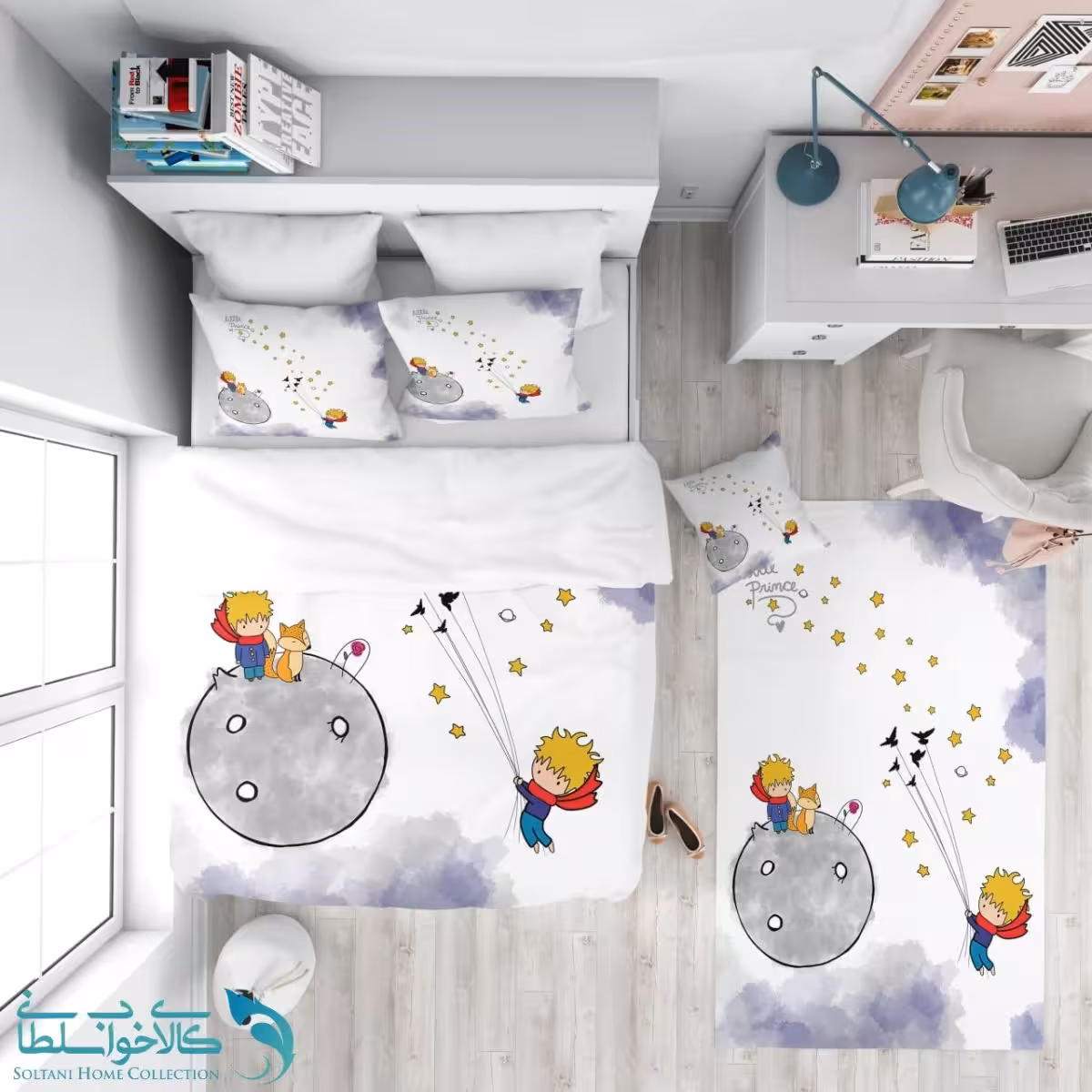 روتختی طرح شازده کوچولو سایز یکنفره کد A2732