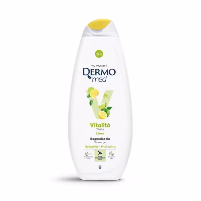 مشخصات، خرید و قیمت شامپو بدن درمومد Dermomed با رایحه لیمو مدل lime Vitalita حجم 750 میل ⭐️ ویان مارکت