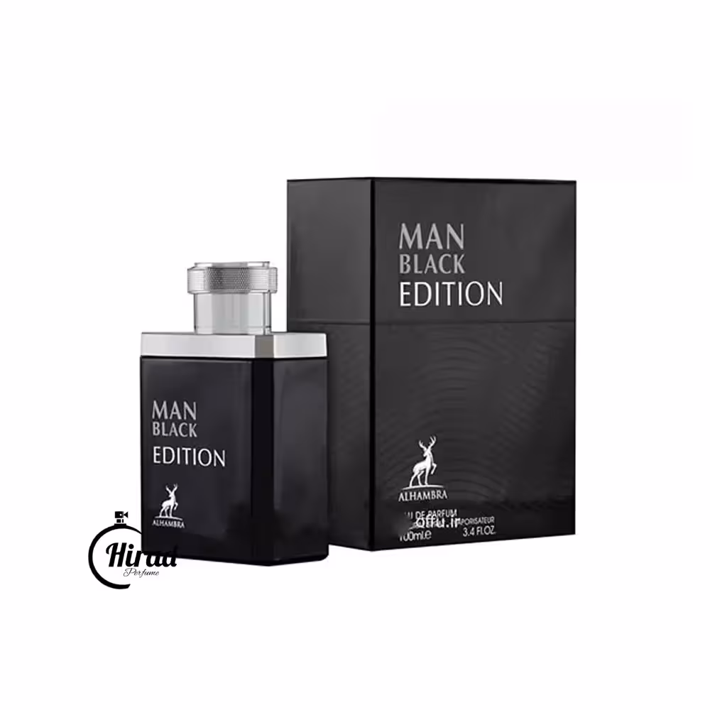 خرید عطر ادکلن من بلک ادیشن الحمبرا رایحه مونت بلنک لجند - هیراد پرفیوم
