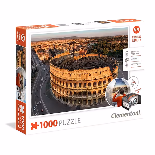 پازل 1000 قطعه ای Clementoni طرح رم و عینک واقعیت مجازی