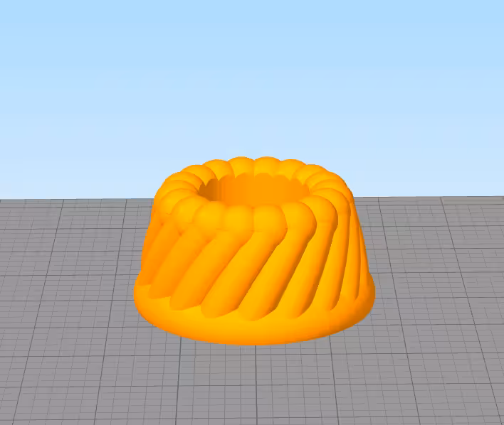 مدل سه بعدی جاشمعی مارپیچ کد01 (STL)