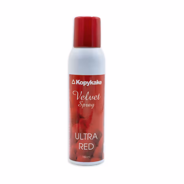 اسپری رنگ خوراکی مخملی Ultra Red کپی کیک