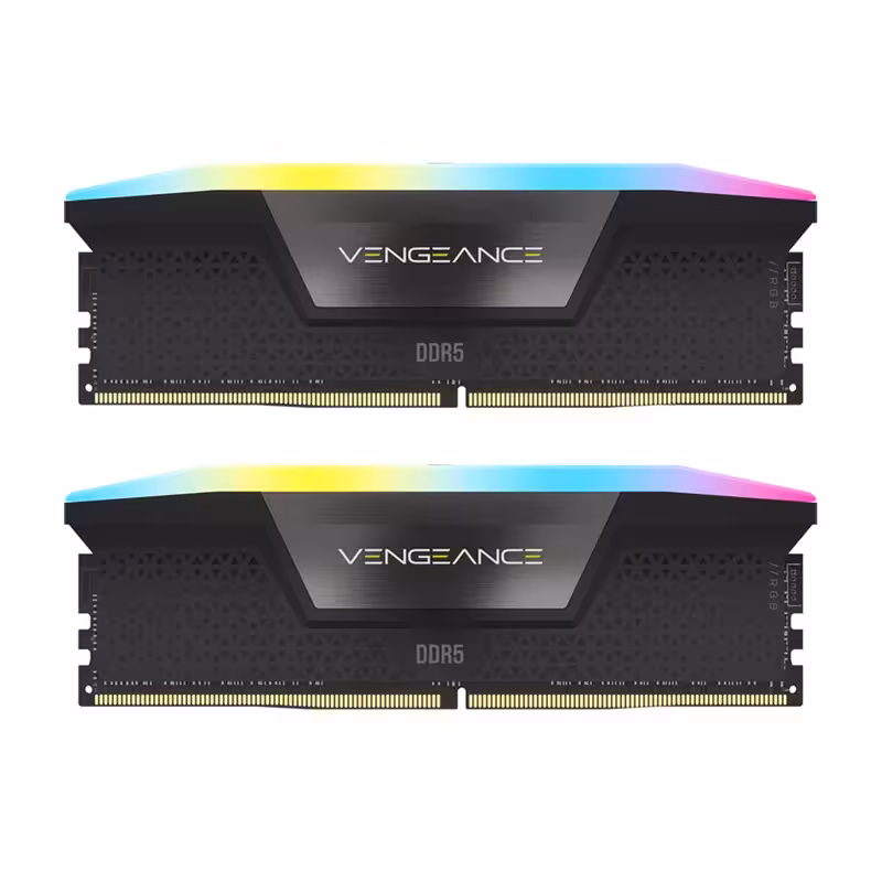 رم کورسیر CORSAIR VENGEANCE RGB 2×16=32GB 5600MT/s