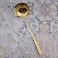 ملاقه سوپ مدل شیکاگو طلایی