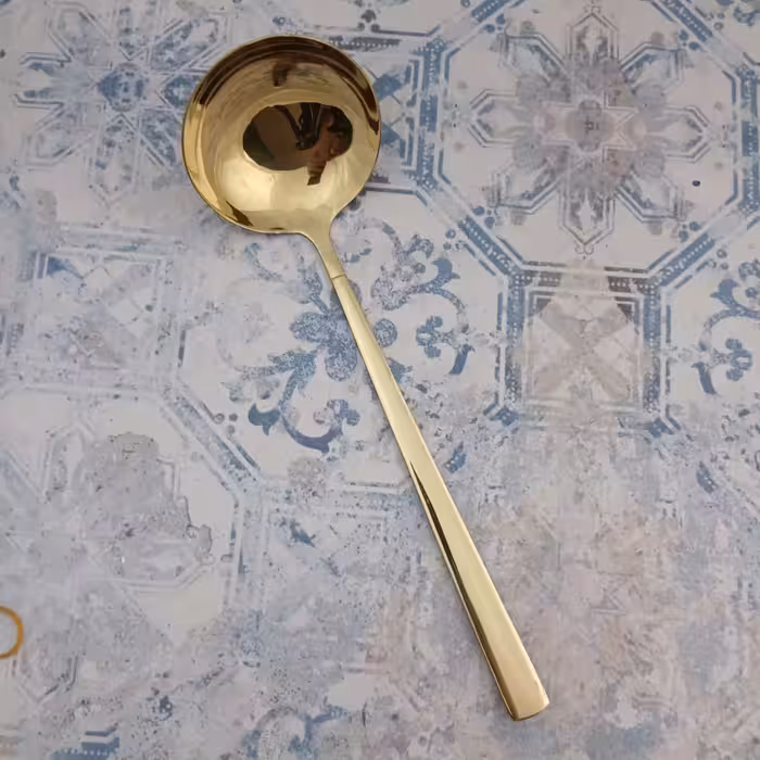 ملاقه سوپ مدل شیکاگو طلایی