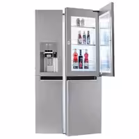 یخچال فریزر ساید بای ساید دوو مدل Sinsun سینسان سه درب ARSXi30-10S استیل