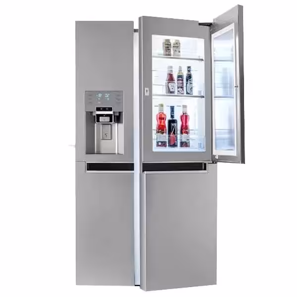یخچال فریزر ساید بای ساید دوو مدل Sinsun سینسان سه درب ARSXi30-10S استیل