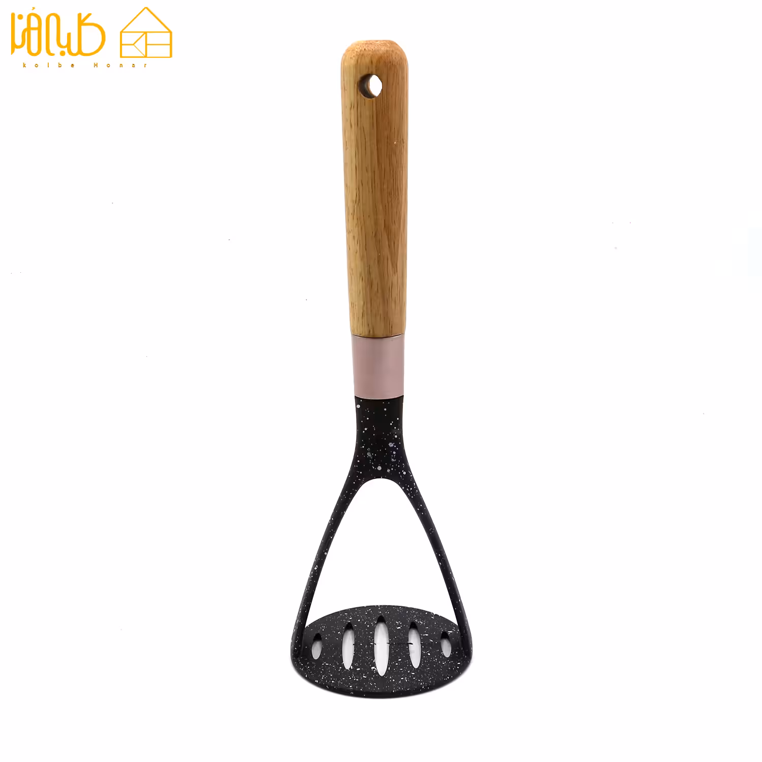 پوره کن سیلیکونی دسته چوبی