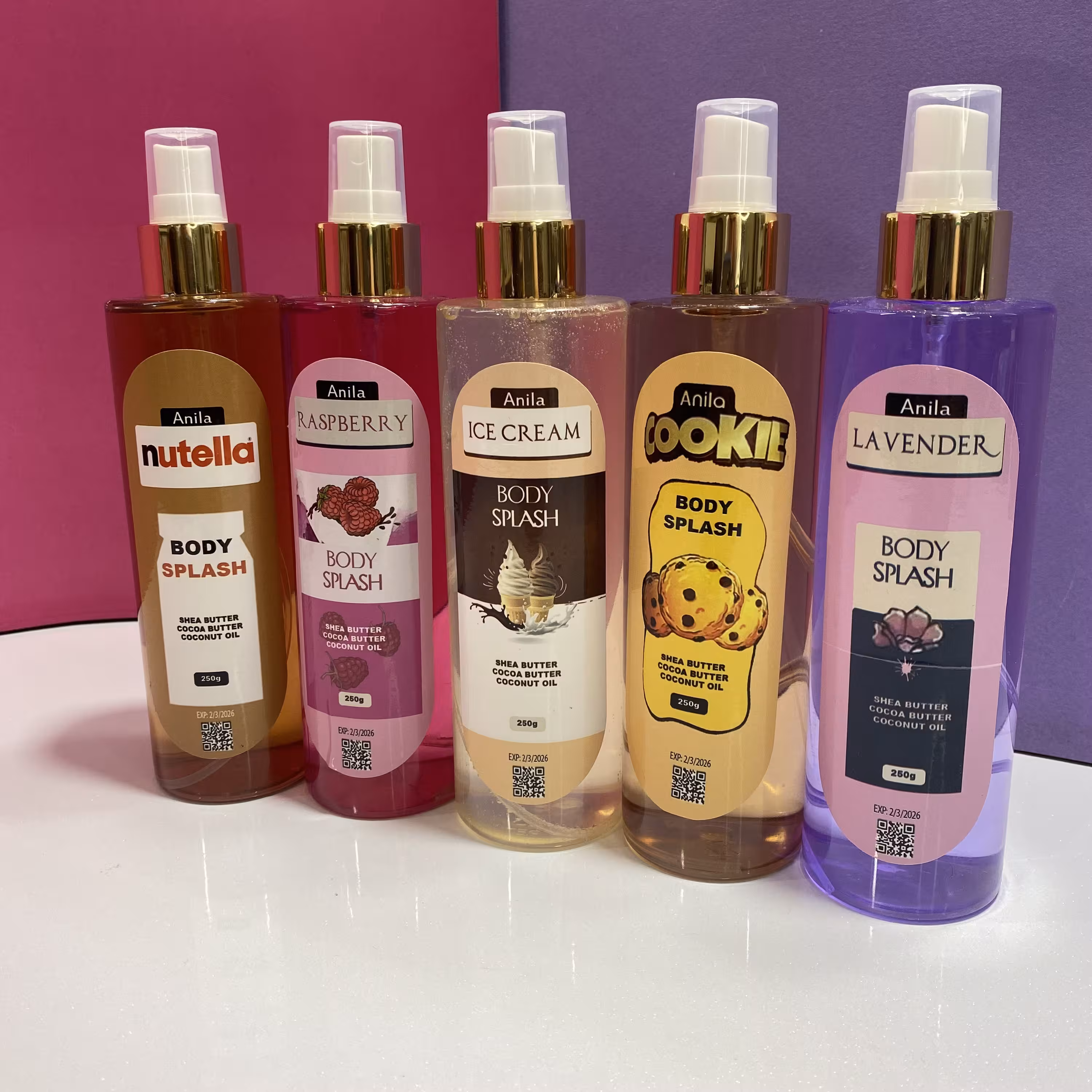 بادی اسپلش نوتلا کوکی اصلی کیفیت عالی