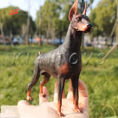 فیگور حیوانات سگ دوبرمن fiqure of the doberman