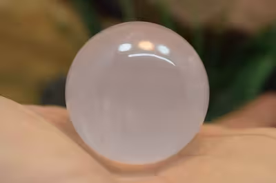 گوی کوارتز صورتی