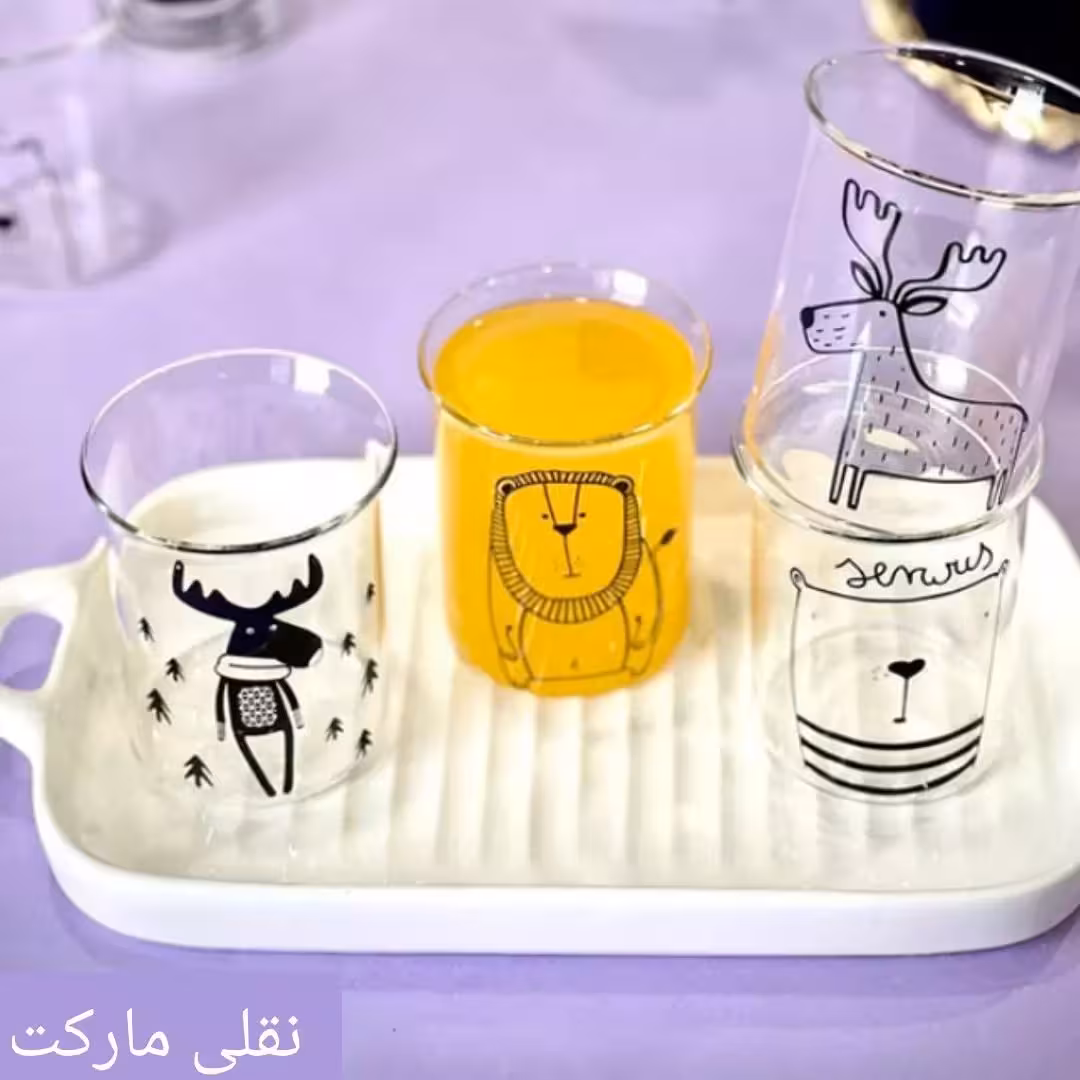 لیوان پیرکس در طرح های متنوع و جذاب
