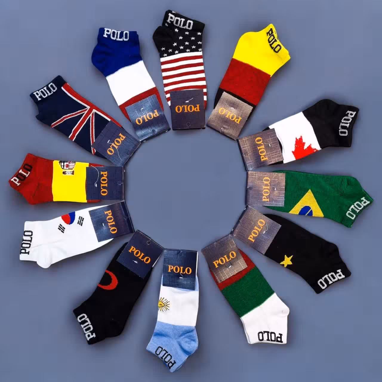 جوراب مچی پرچم polo