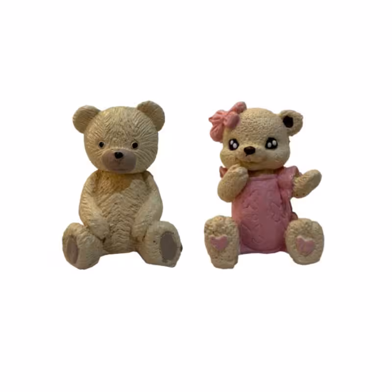 مجسمه  مدل خرس عاشق مجموعه 2 عددی