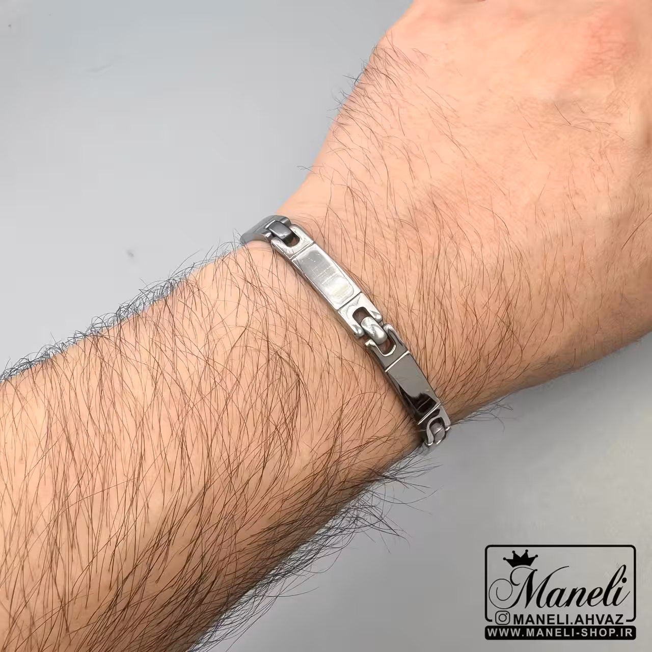 دستبند استیل رنگ ثابت|14040519