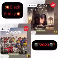 باندل اکانت قانونی بازی FC24 و بازی Assassins creed mirage برای ps5