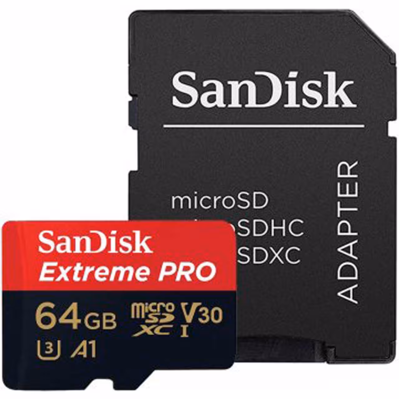 کارت حافظه Sandisk Micro SD Extreme Pro V30 UHS-I U3 سرعت 100MBps ظرفیت 64 گیگابایت