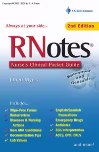 خرید و دانلود نسخه کامل کتاب Rnotes: Nurse's Clinical Pocket Guide