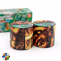 روبیک استوانه ای تاشو طرح چرخ دنده(کیفیت بالا)