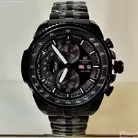 CASIO Edifice EF-558 ژاپن ادیفایس 4 موتوره کرنوگراف دو تقویم *** فول استیل *** موتور بسیار قدرتمند ژاپن *** کیفیت  AAA