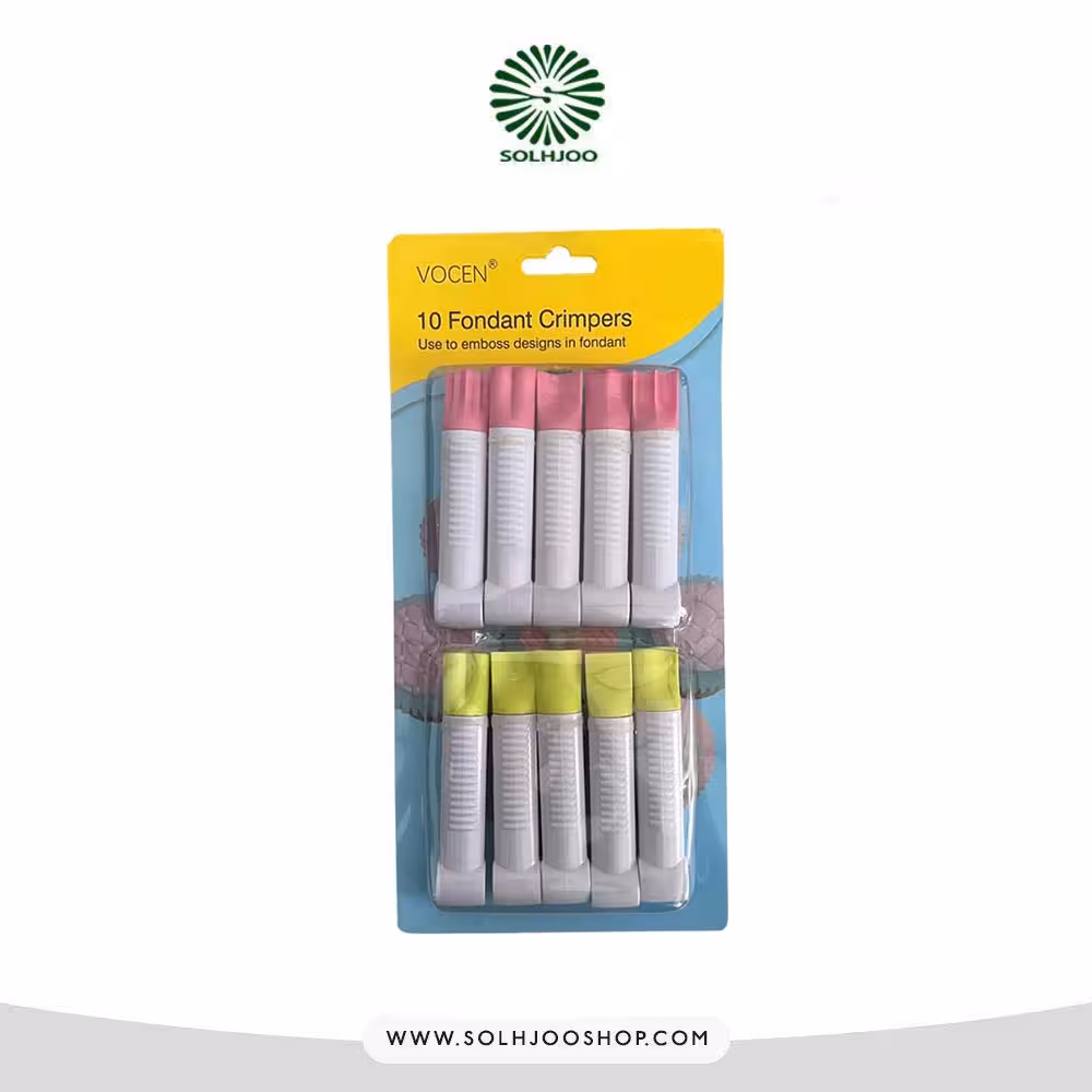 کریمپر فوندانت پالستیکی 10 عددی ووشن