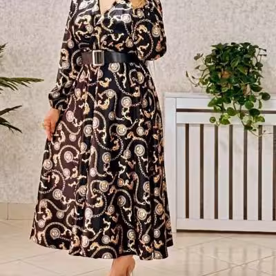 پیراهن مهمانی زنانه ساتن ساتن ال ایکس درجه یک مدل طرح دامن ساده بدون پلیسه